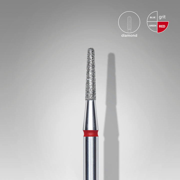 Staleks Diamond Nail Drill Bit Frustum - Red 1.8/8 mm
