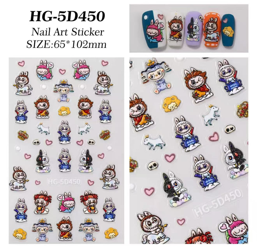5D美甲贴纸 - HG 5D450