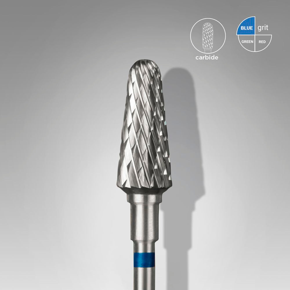 Staleks Pro Expert Carbide Nail Drill Bit Frustum 6mm - Blue