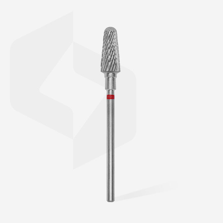 Staleks Pro Expert Carbide Nail Drill Bit Frustum 6mm - Red