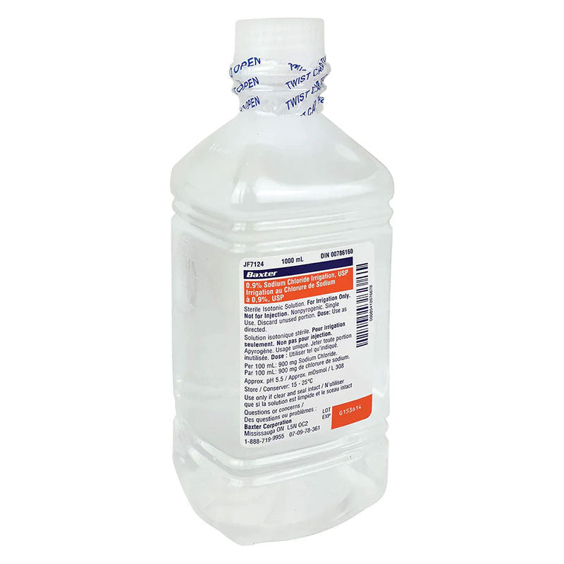 Baxter 0.9% Sodium Chloride Irrigation 1000ml