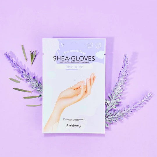 AvryBeauty Ultra Nourishing Shea Butter Gloves  - Lavender