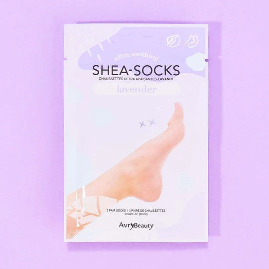 AvryBeauty Ultra Soothing Shea Butter Socks  - Lavender