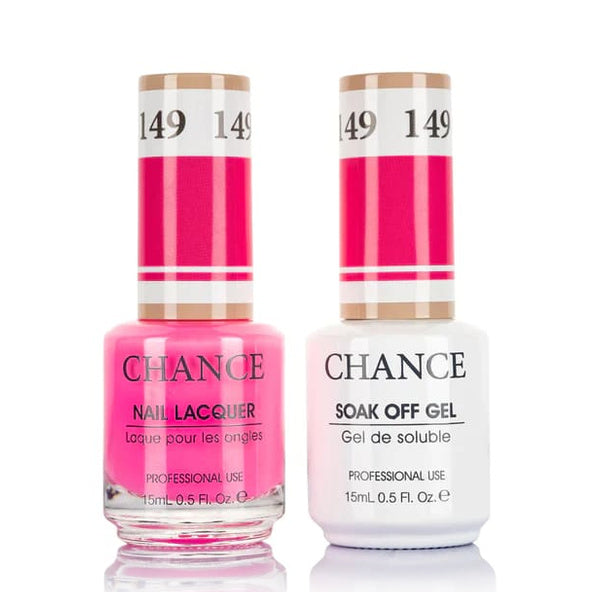 Chance Gel &amp; Lacquer Duo 149, pink crème, soak-off gel polish and matching nail lacquer, 0.5 oz each