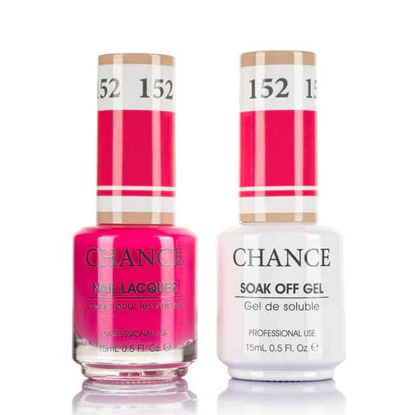 Chance Gel &amp; Lacquer Duo 152, pink crème, soak-off gel polish and matching nail lacquer, 0.5 oz each