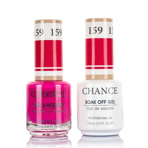 Chance Gel &amp; Lacquer Duo 159, pink crème, soak-off gel polish and matching nail lacquer, 0.5 oz each