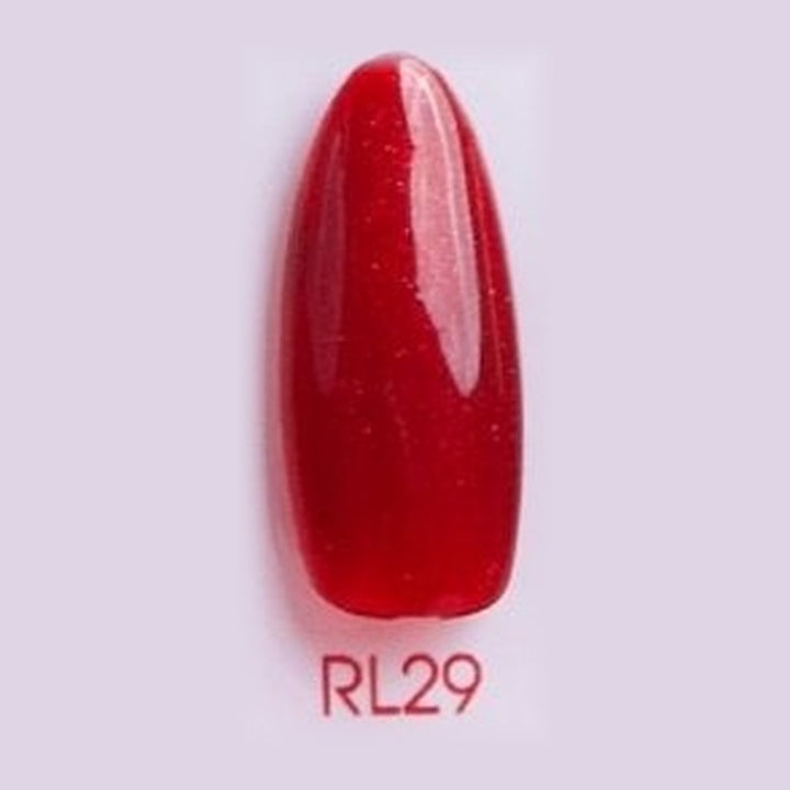 Chance Red London Gel Polish 0.5 oz RL29 colour swatch