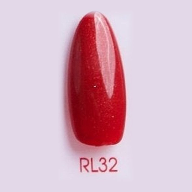 Chance Red London Gel Polish 0.5 oz RL32 colour swatch