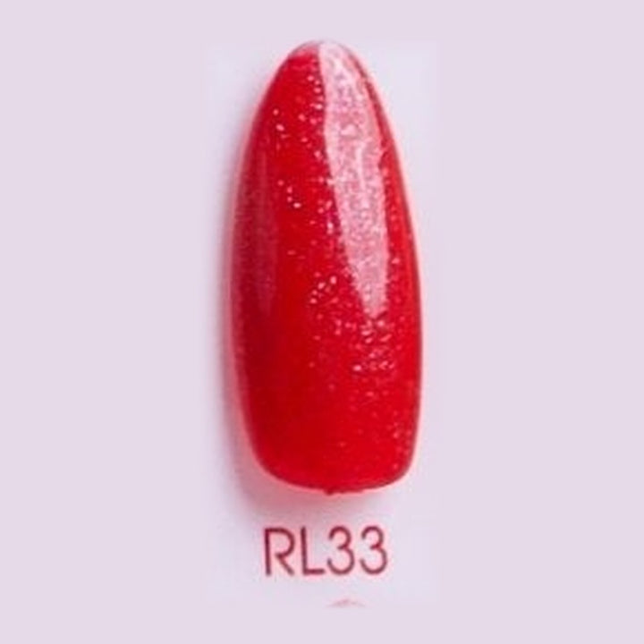 Chance Red London Gel Polish 0.5 oz RL33 colour swatch