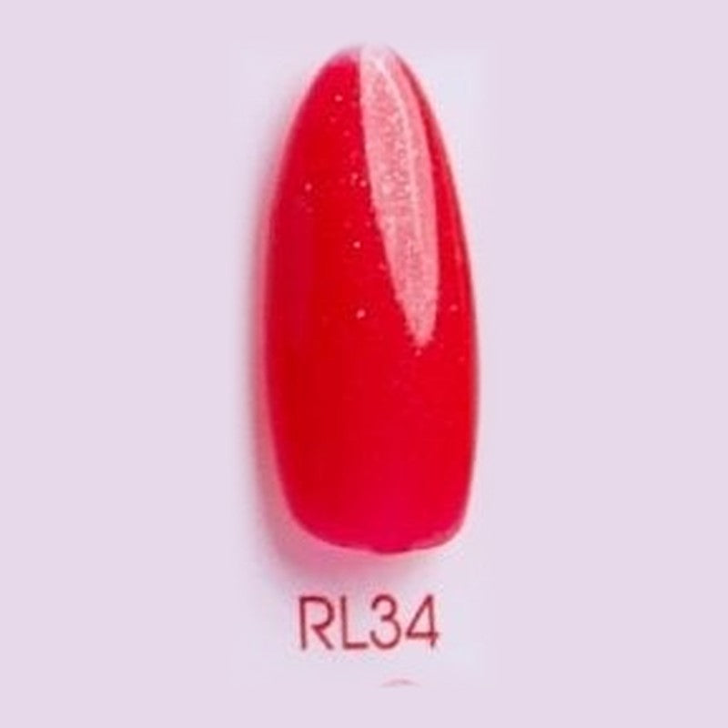 Chance Red London Gel Polish 0.5 oz RL34 colour swatch