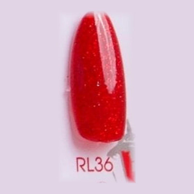 Chance Red London Gel Polish 0.5 oz RL36 colour swatch