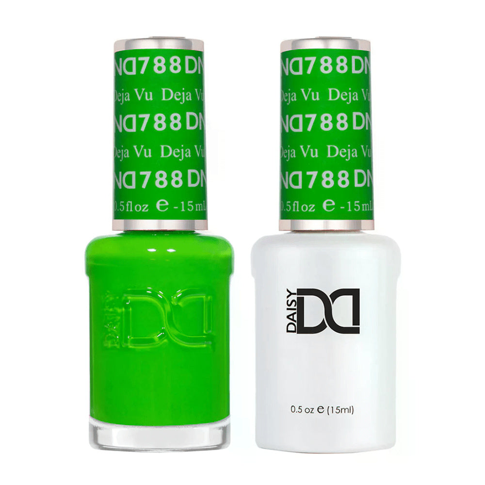 DND Duo 788 Deja Vu, gel polish and matching nail lacquer bottles