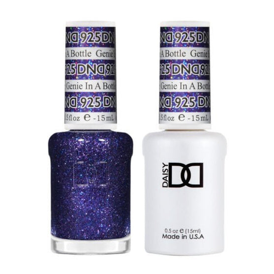 DND Duo 925 Genie In A Bottle, gel polish and matching nail lacquer bottles
