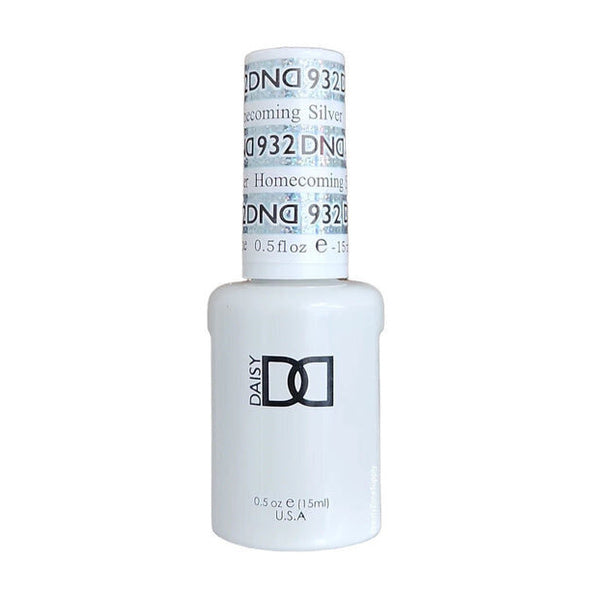 DND Duo 932 Homecoming Silver, gel polish bottle
