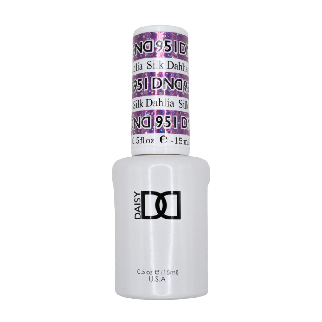 DND Duo 951 Silk Dahlia, gel polish bottle