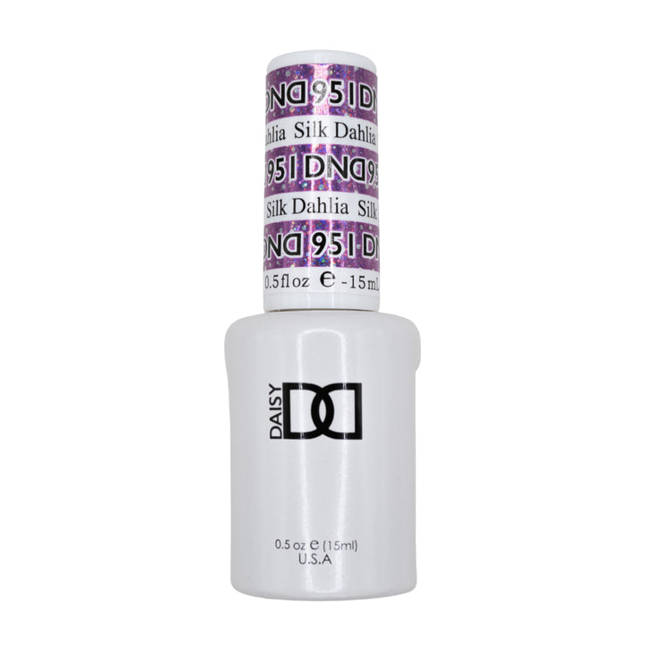 DND Duo 951 Silk Dahlia, gel polish bottle