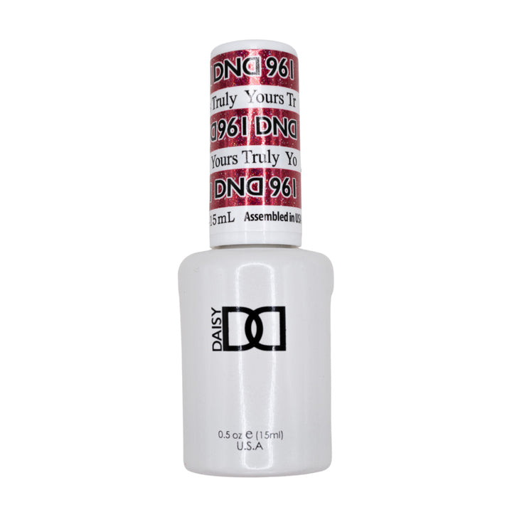 DND Duo 961 Yours Truly, gel polish bottle