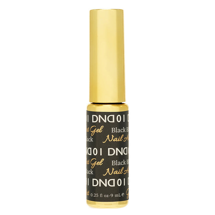 DND Nail Art Gel 01 Classic Black, gel art liner bottle