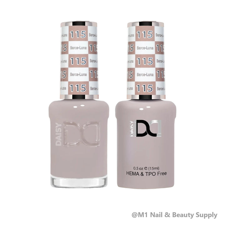 DND HEMA &amp; TPO Free 115 Barce-luna - gel polish and matching lacquer duo