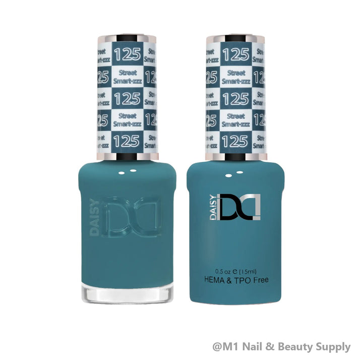 DND HEMA &amp; TPO Free 125 Street Smart-zzz - gel polish and matching lacquer duo