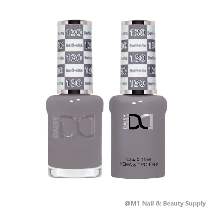DND HEMA &amp; TPO Free 130 Berli-nite - gel polish and matching lacquer duo