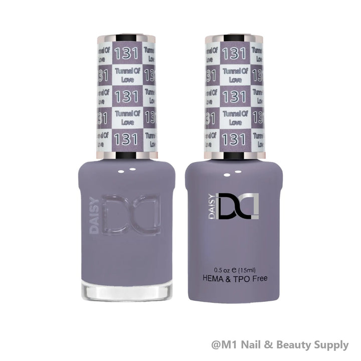 DND HEMA &amp; TPO Free 131 Tunnel Of Love - gel polish and matching lacquer duo