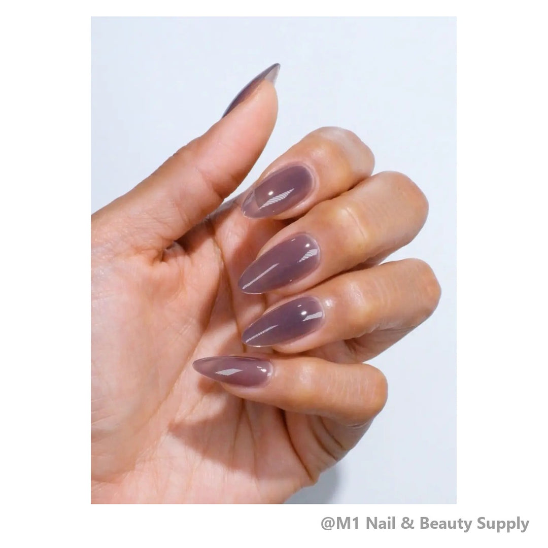 DND HEMA &amp; TPO Free 142 Lethal Obsidian - shown on nails
