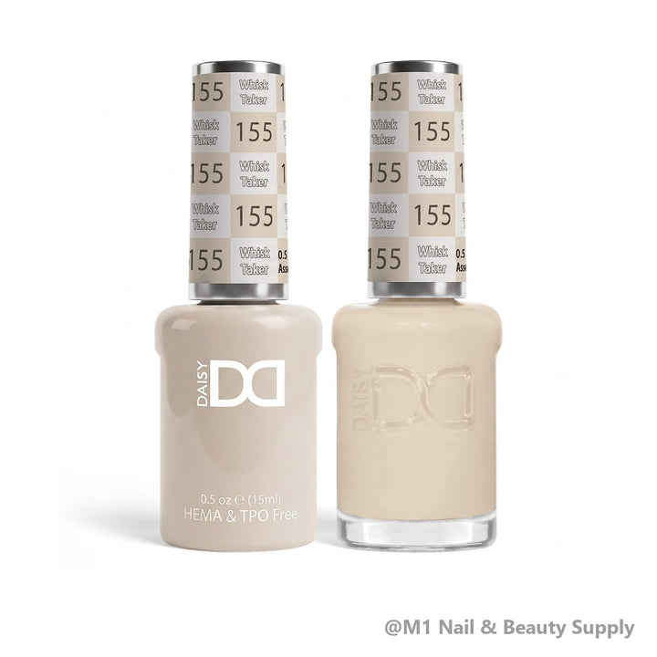 DND HEMA &amp; TPO Free 155 Whisk Taker - gel polish and matching lacquer duo