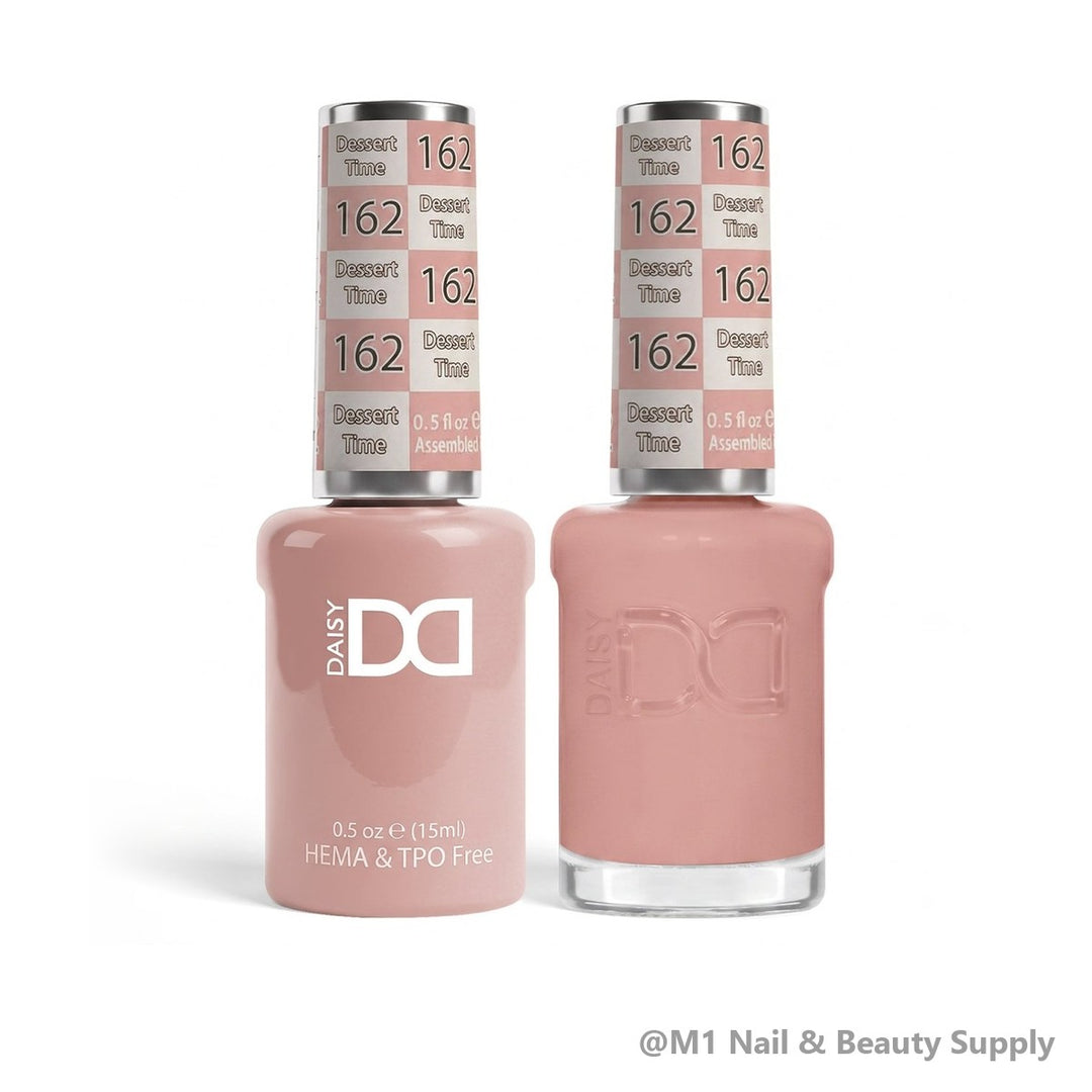 DND HEMA &amp; TPO Free 162 Dessert Time - gel polish and matching lacquer duo