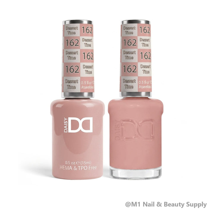 DND HEMA &amp; TPO Free 162 Dessert Time - gel polish and matching lacquer duo