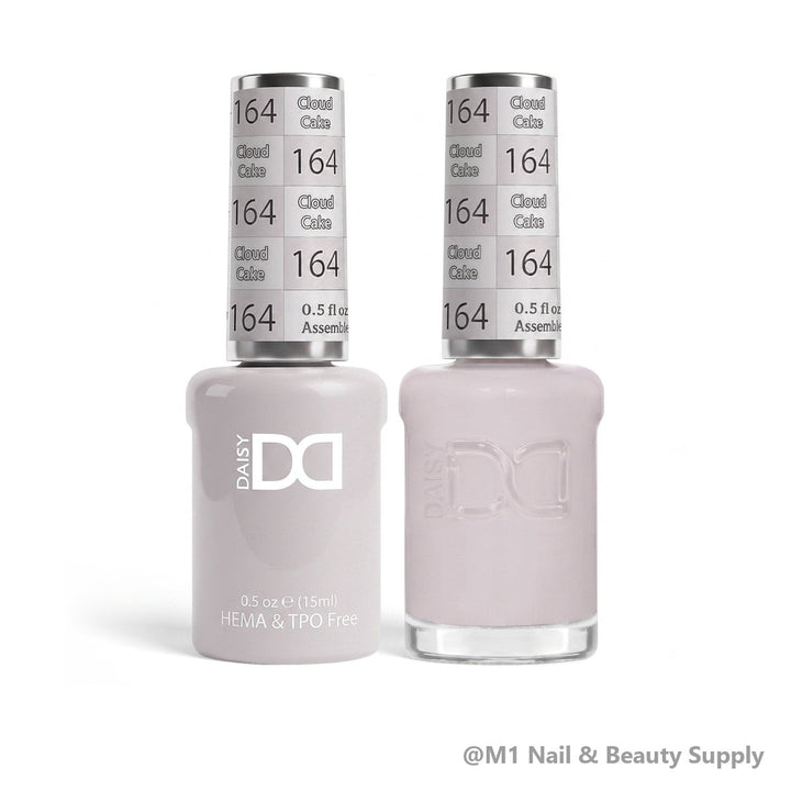 DND HEMA &amp; TPO Free 164 Cloud Cake - gel polish and matching lacquer duo