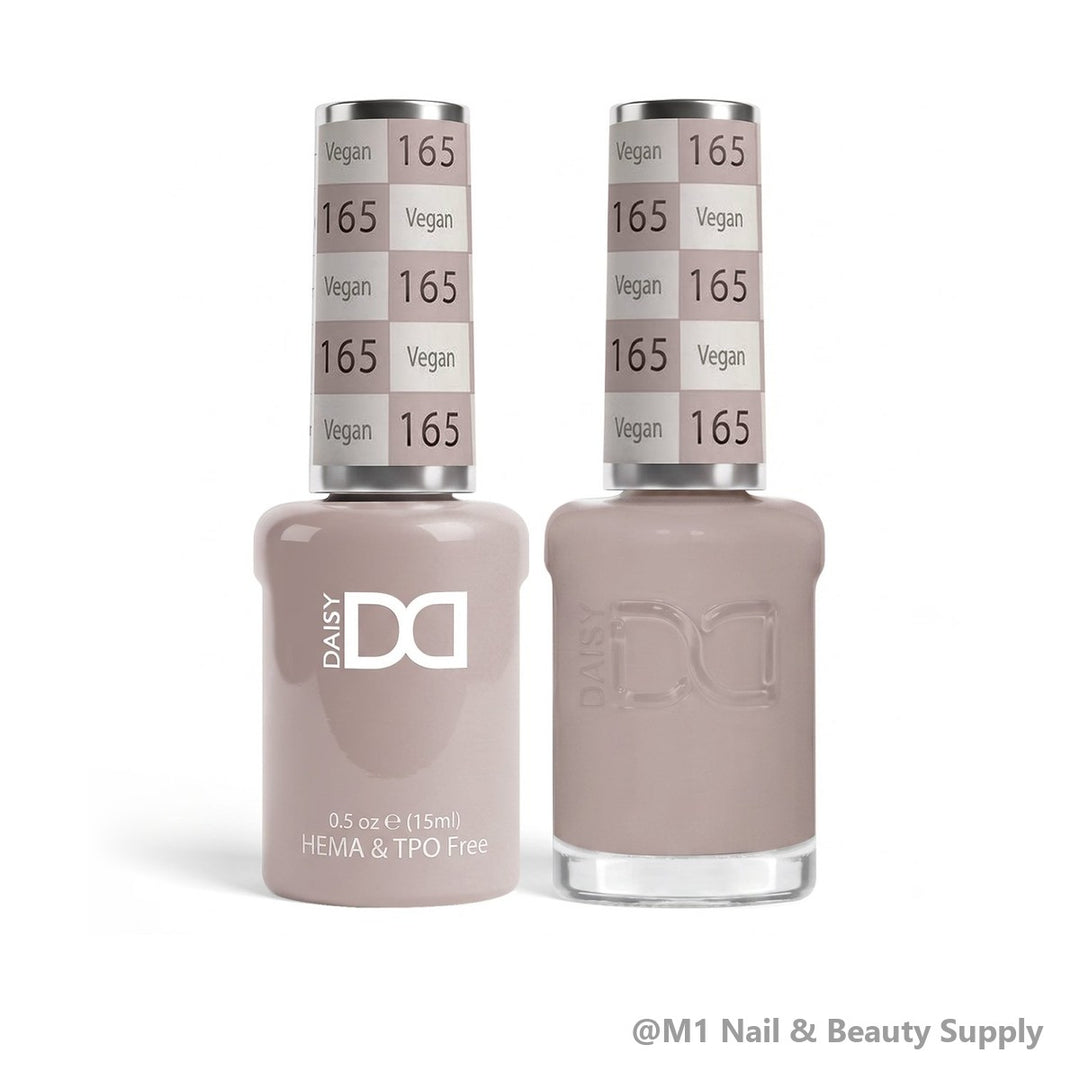 DND HEMA &amp; TPO Free 165 Vegan - gel polish and matching lacquer duo