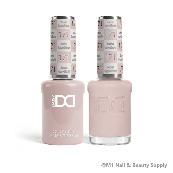 DND HEMA &amp; TPO Free 171 Secret Ingredients - gel polish and matching lacquer duo