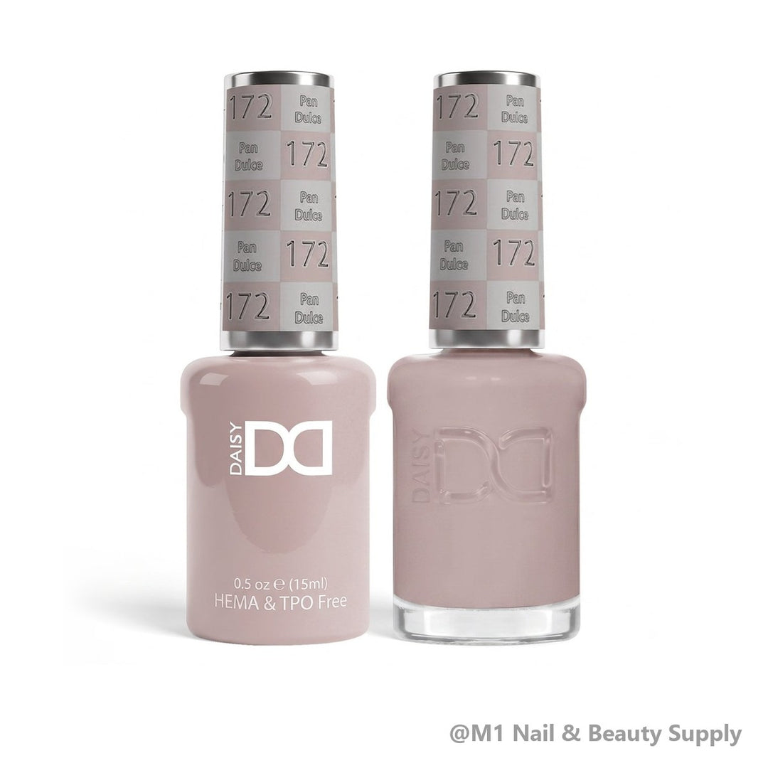 DND HEMA &amp; TPO Free 172 Pan Ducle - gel polish and matching lacquer duo
