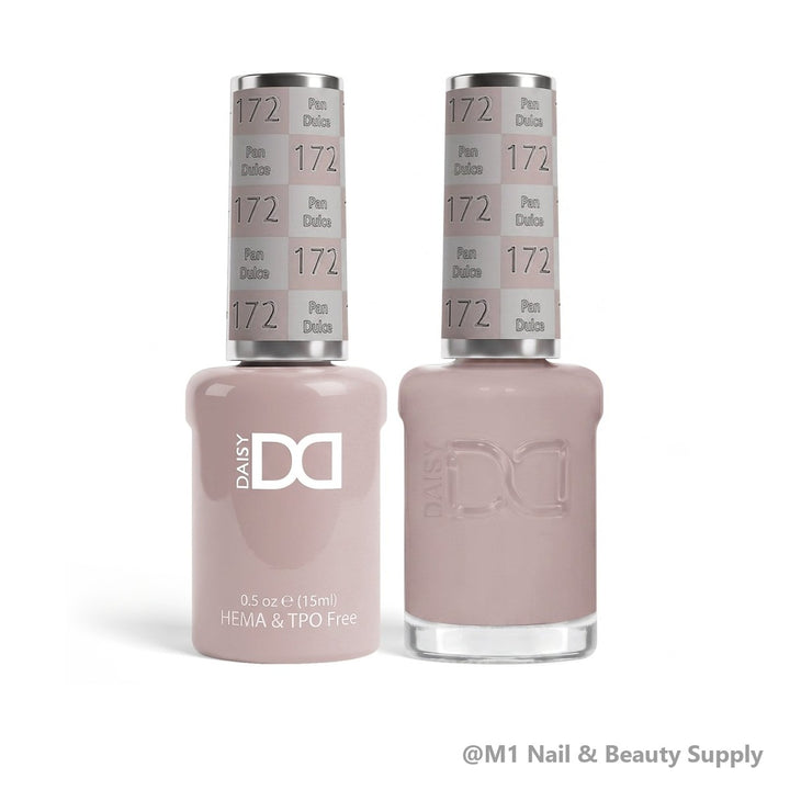 DND HEMA &amp; TPO Free 172 Pan Ducle - gel polish and matching lacquer duo