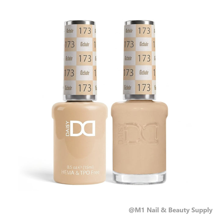 DND HEMA &amp; TPO Free 173 Éclair - gel polish and matching lacquer duo
