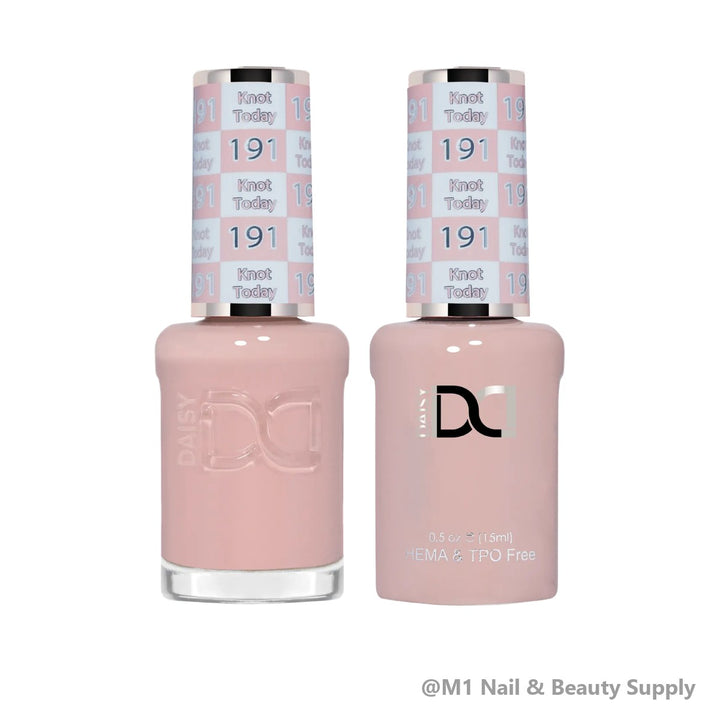 DND HEMA &amp; TPO Free 191 Knot Today - gel polish and matching lacquer duo