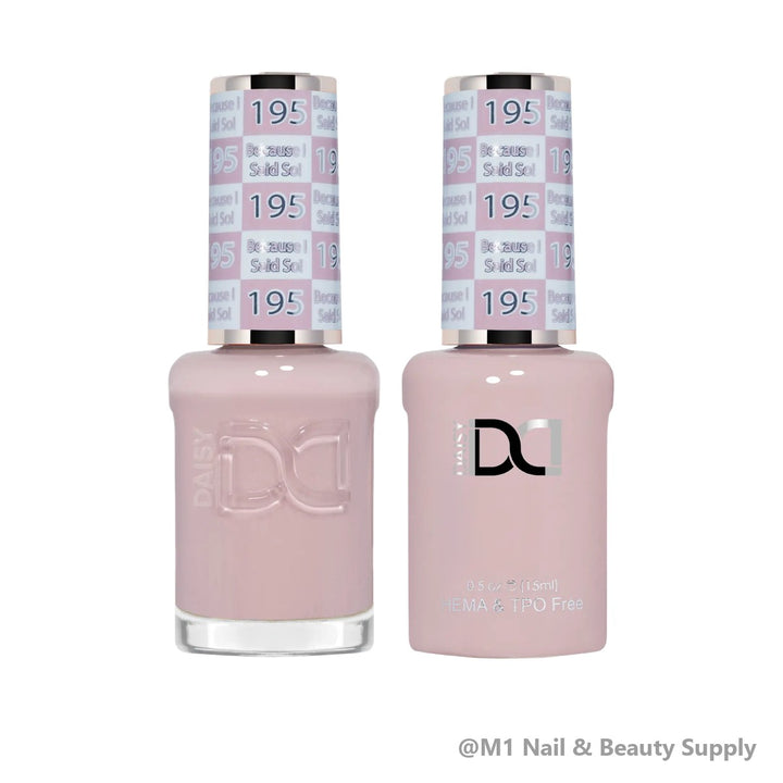 DND HEMA &amp; TPO Free 195 Because I Said So! - gel polish and matching lacquer duo