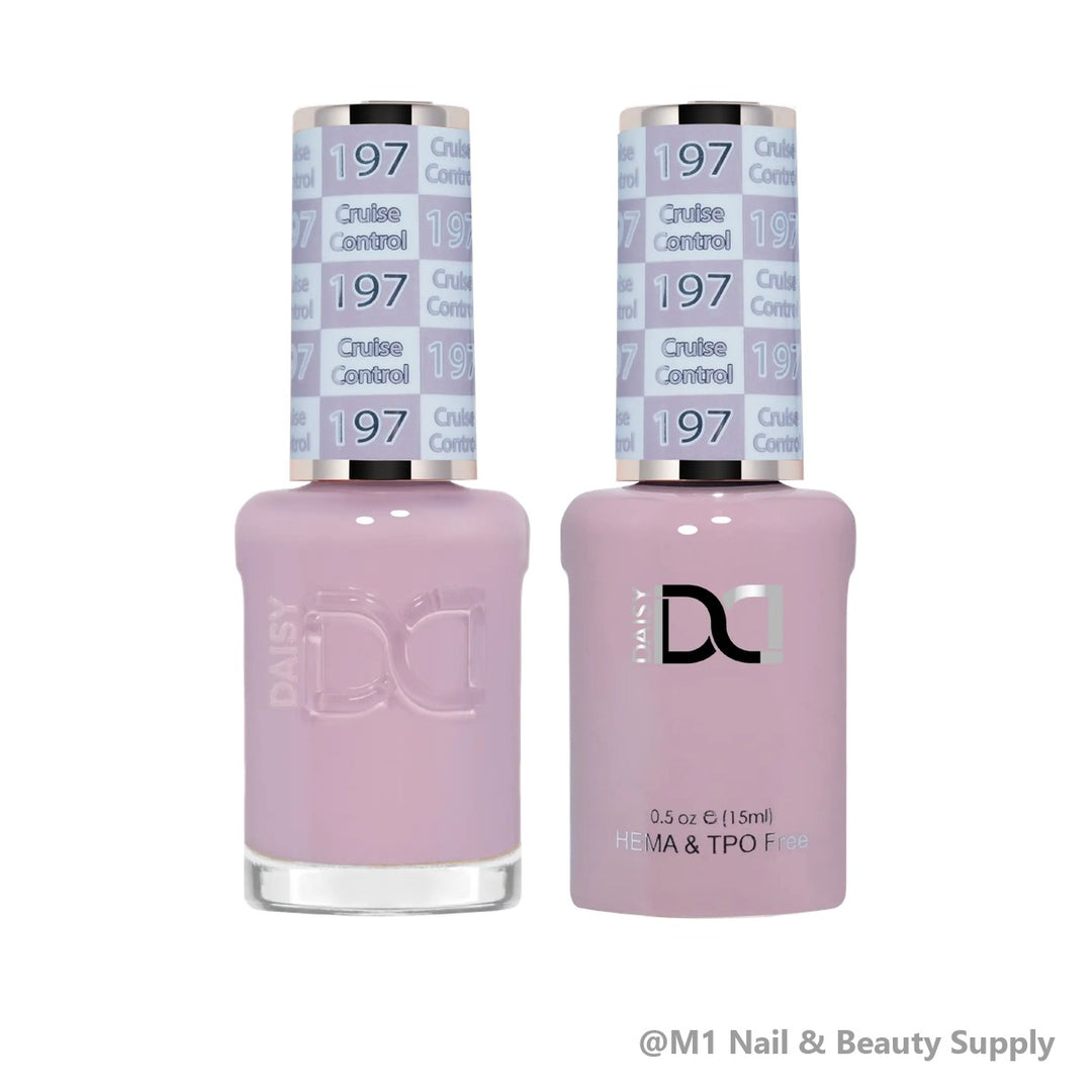 DND HEMA &amp; TPO Free 197 Cruise Control - gel polish and matching lacquer duo