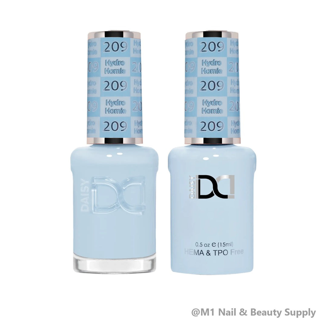 DND HEMA &amp; TPO Free 209 Hydro Homie - gel polish and matching lacquer duo