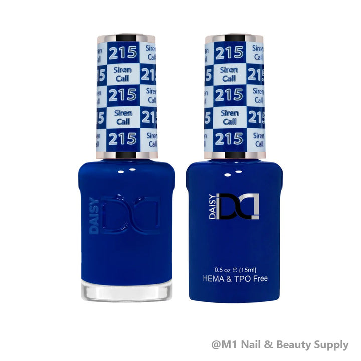 DND HEMA &amp; TPO Free 215 Siren Call - gel polish and matching lacquer duo