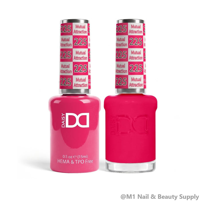 DND HEMA &amp; TPO Free 225 Mutual Attration - gel polish and matching lacquer duo