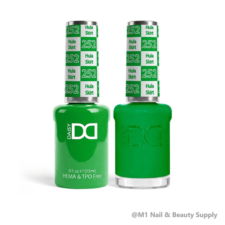 DND HEMA &amp; TPO Free 252 Hula Skirt - gel polish and matching lacquer duo