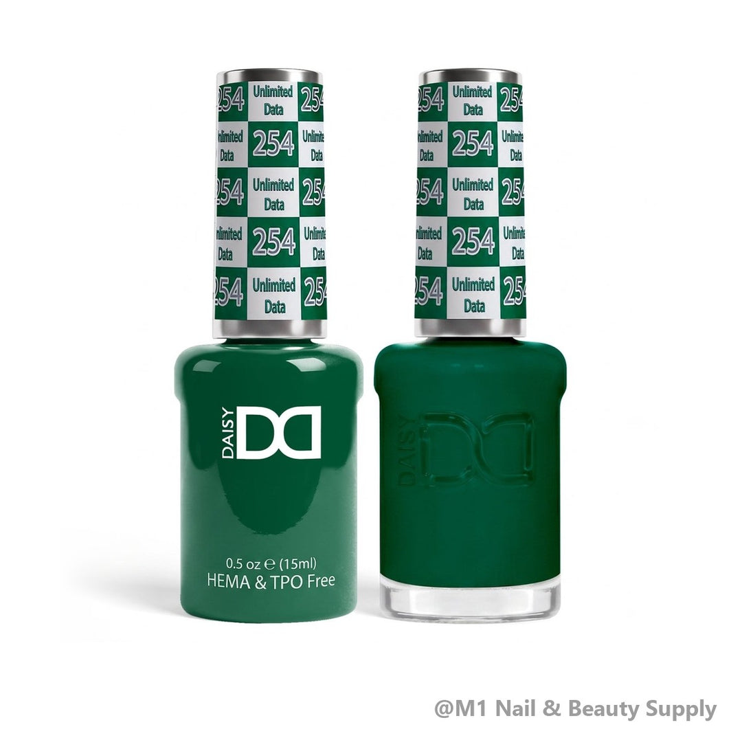 DND HEMA &amp; TPO Free 254 Unlimited Date - gel polish and matching lacquer duo