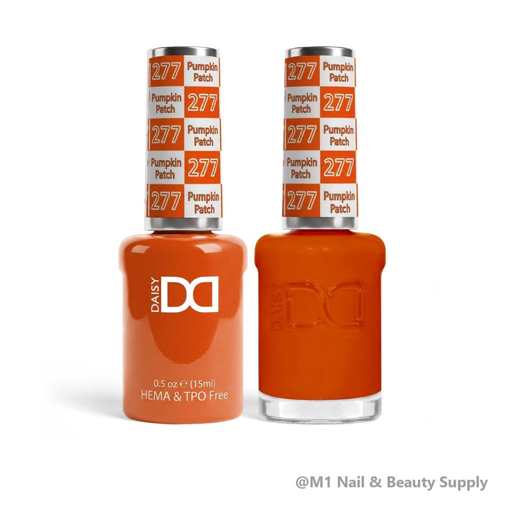 DND HEMA &amp; TPO Free 277 Pumpkin Patch - gel polish and matching lacquer duo