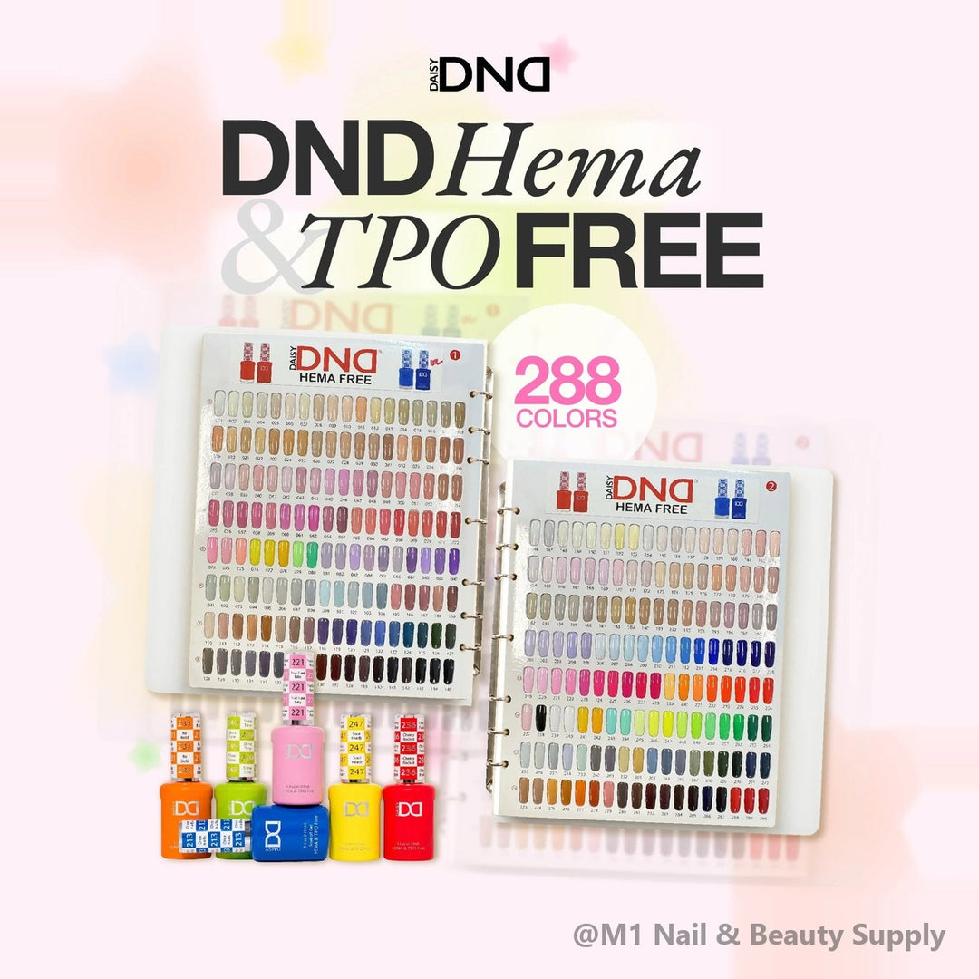 DND HEMA &amp; TPO Free Collection (288 colours) - colour chart book