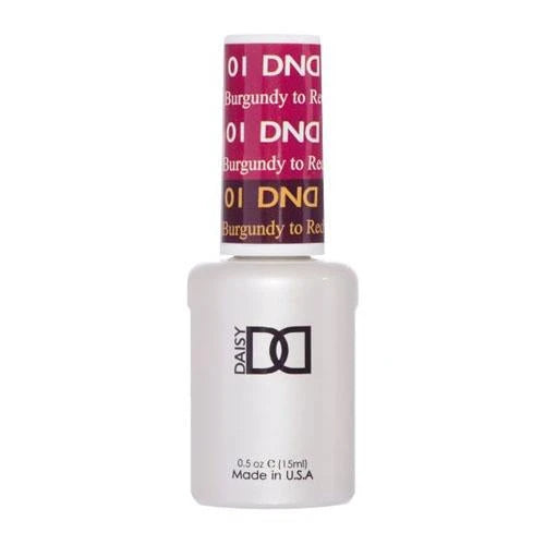 DND Mood Change 01 Burgundy to Red Wine gel polish
