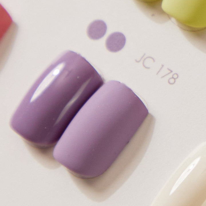 JING Nail Polish Gel Jar 5g JC178 colour swatch, gloss and matte