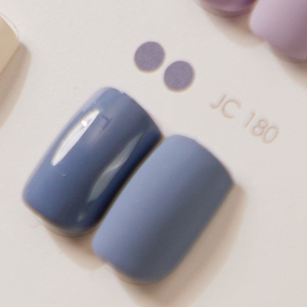 JING Nail Polish Gel Jar 5g JC180 colour swatch, gloss and matte