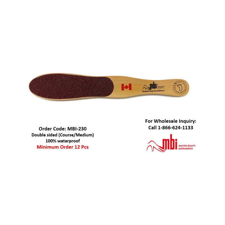 MBI-230 Foot File Double Sided Coarse Medium
